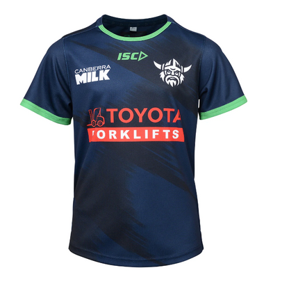 Canberra Raiders Youth Training Tee Navy