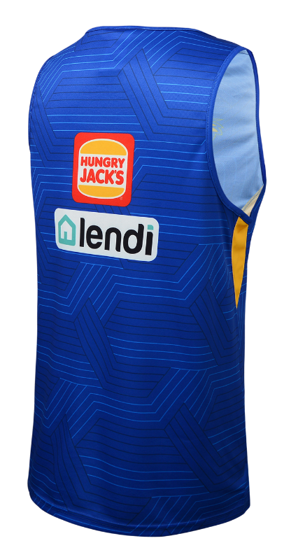 West Coast Eagles New Balance Youth Training Singlet Royal