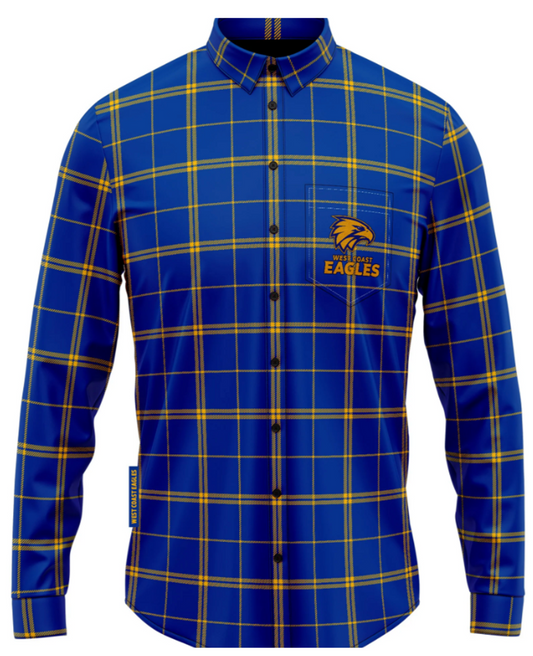 West Coast Eagles Mustang Flannel Shirt