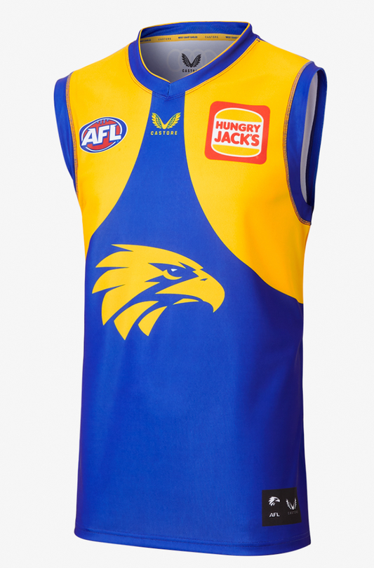 West Coast Eagles Castore Mens Home Guernsey