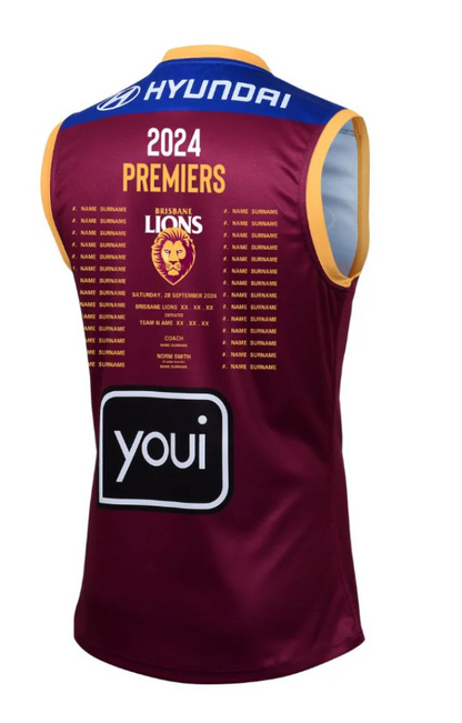 Brisbane Lions Youth Premiers Home Guernsey