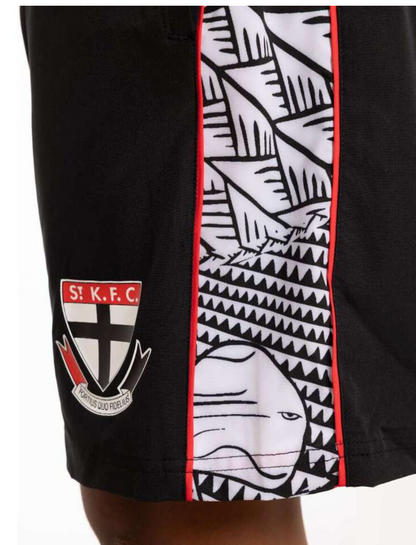 St Kilda Saints Mens Indigenous Training Shorts