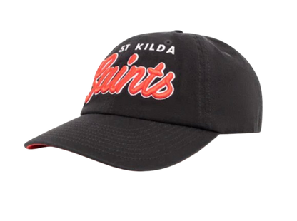 St Kilda Saints Mens Script Dad Cap