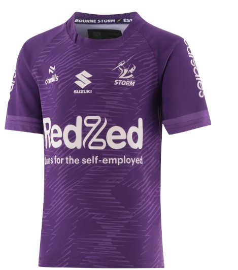 Melbourne Storm O'Neills 2025 Purple Youth Training Tee