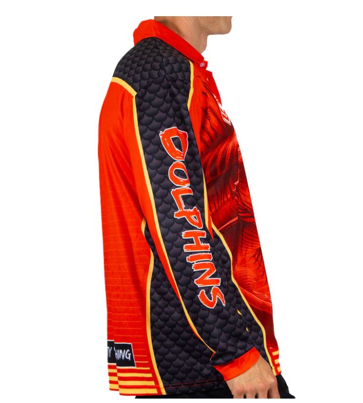 Redcliffe Dolphins 2025 'Barracuda' Fishing Shirt