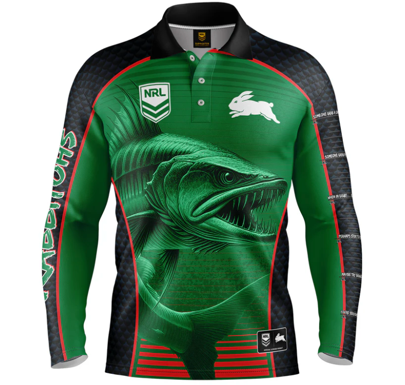 South Sydney Rabbitohs Mens 2025 'Barracuda' Fishing