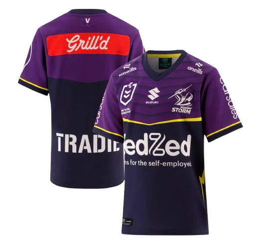 Melbourne Storm 2025 O'Neills Home Jersey - Youth