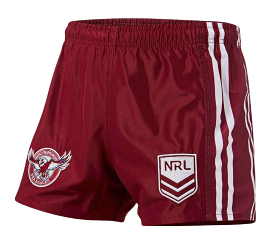 Manly Warringah Sea Eagles Mens Home Supporter Shorts