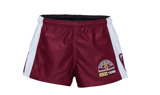 QLD Maroons Mens Hero Shorts