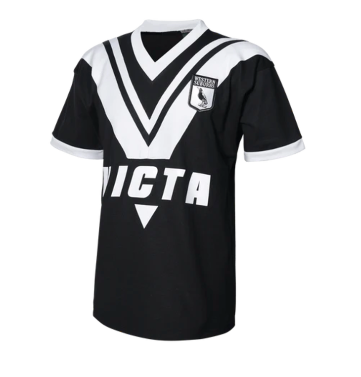 Western Suburbs Magpies Mens Retro 1978 Jersey