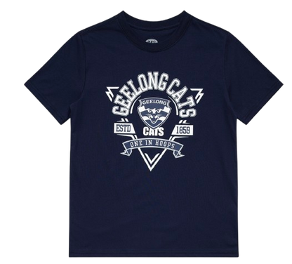 Geelong Cats Youths Banner Tee