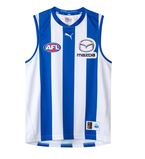 North Melbourne Football Club 2025 Youth Replica Home Guernsey