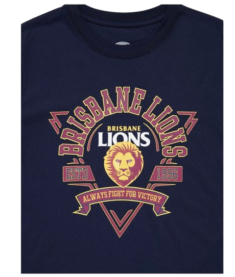 Brisbane Lions Youths Banner Tee