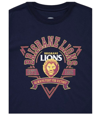 Brisbane Lions Youths Banner Tee