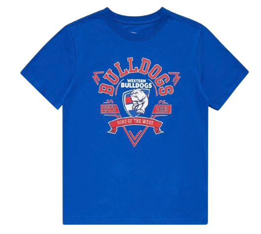 Western Bulldogs Youths Banner Tee