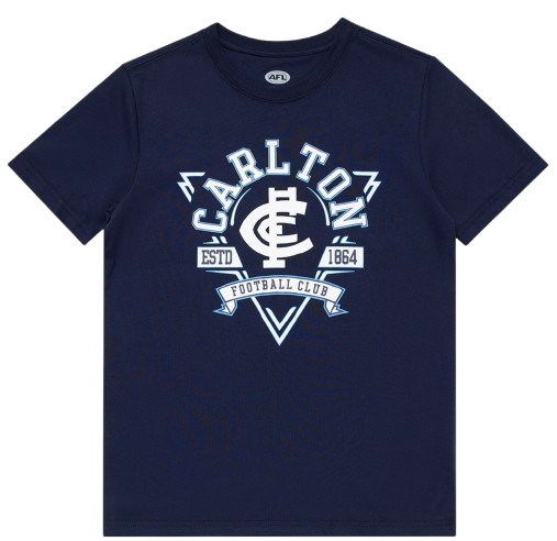 Carlton Blues Youths Banner Tee