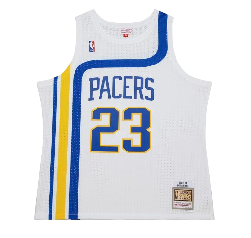 Ron Artest Indiana Pacers 03-04 HWC Swingman Jersey - White