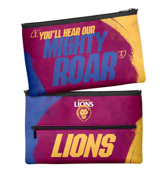 Brisbane Lions Large Pencil Case