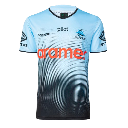 Cronulla Sharks Mens 2025 Pro Training Tee