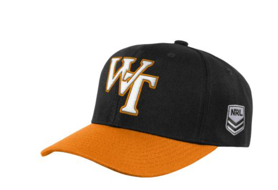 West Tigers Alt Crest Velcro Supporter Cap (Black)