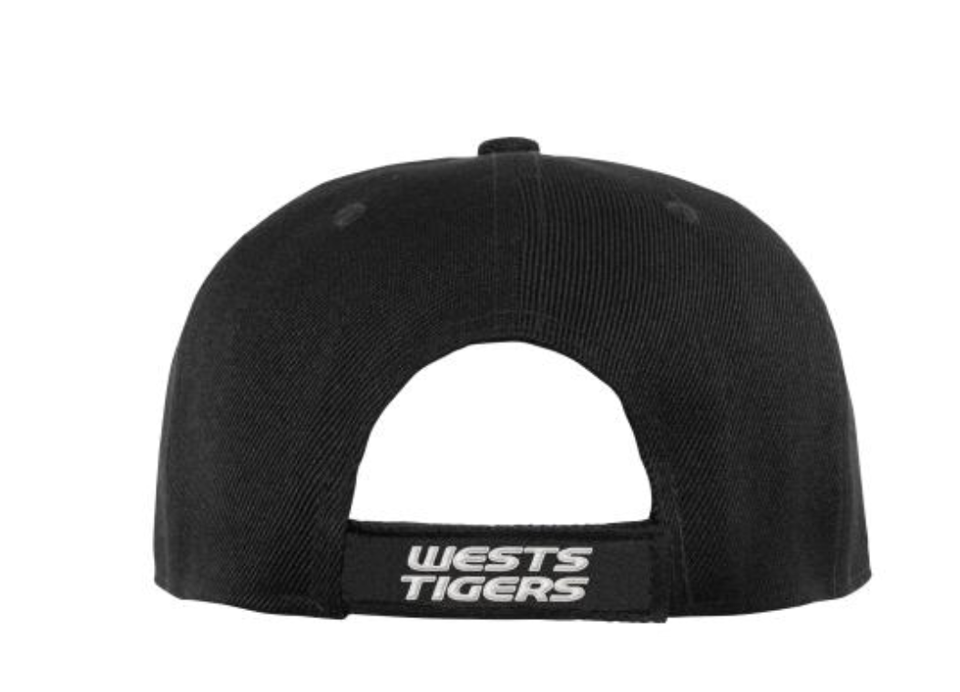 West Tigers Alt Crest Velcro Supporter Cap (Black)