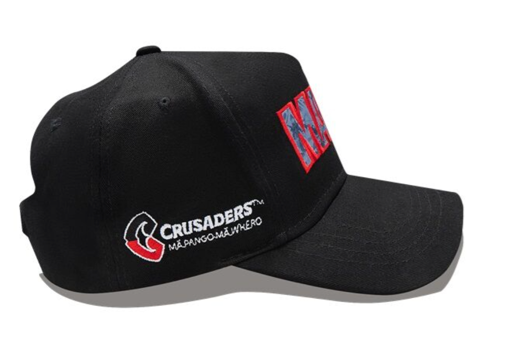 Crusaders Rugby Cap Canterbury Crusaders 2025 Marvel Super Rugby Iron Man Team Cap ...