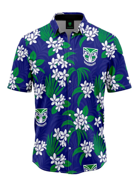 Warriors Mens Reef Hawaiian Shirt
