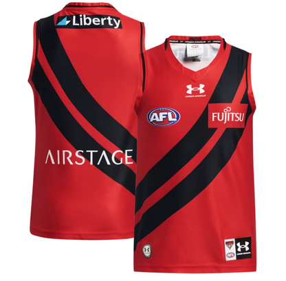 Essendon Bombers AFL Mens Away Replica Guernsey