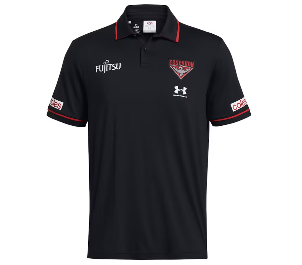 Essendon Bombers AFL UNDER ARMOUR Women's Media Polo