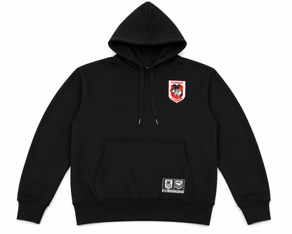 St George Illawarra Dragons Black Supporter Hoodie