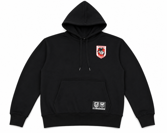 St George Illawarra Dragons Black Supporter Hoodie