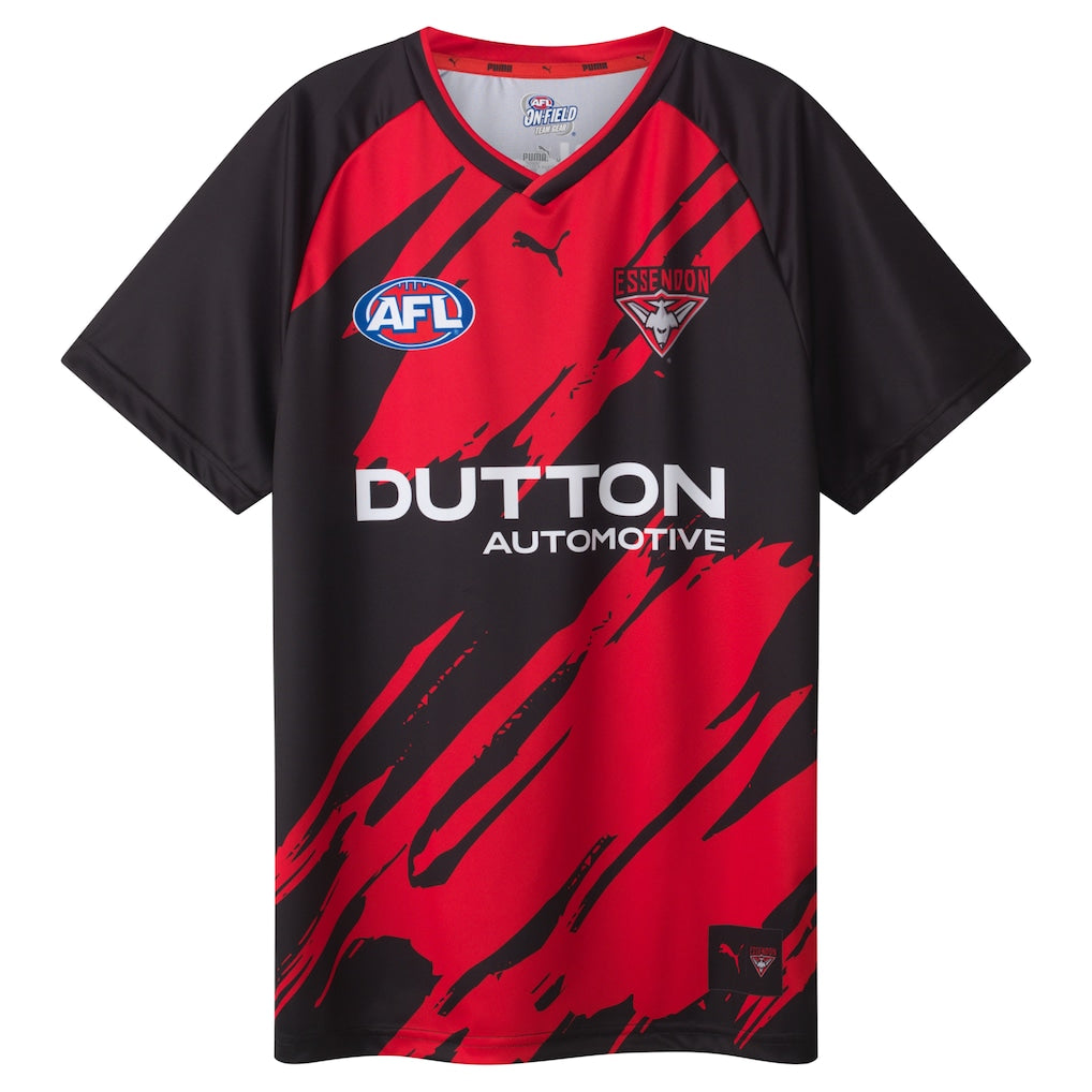 Essendon FC 2025 Puma Replica Warm Up Top - Mens