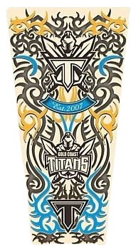Gold Coast Titans Tattoo Sleeve