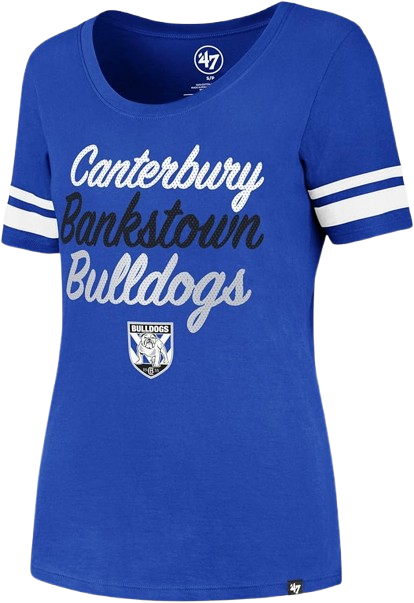 Canterbury Bulldogs Women's 47 Ultra Sparkle Tee